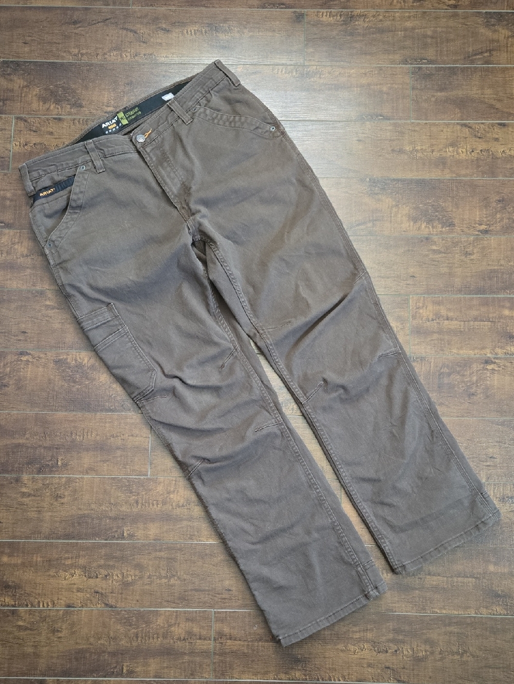Ariat Rebar M5 Straight DuraStretch Washed Twill Dungaree Work Pants 38x32